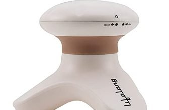 Lifelong Battery Powered Mini Head and Body Massager, Brown