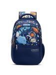 Lavie Sport Boom 30L Navy Backpack |Organizer & Bottle Holder |Gift for Men, Women, Boys, Girls | Laptop Sleeve for School & College