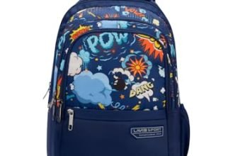 Lavie Sport Boom 30L Navy Backpack |Organizer & Bottle Holder |Gift for Men, Women, Boys, Girls | Laptop Sleeve for School & College