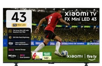 Xiaomi 108 cm (43 inches) Smart TV MiniLED QLED Fire TV L43MC-FSMIN