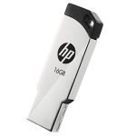 HP v236w 16GB USB 2.0 Pen Drive, Metal Silver
