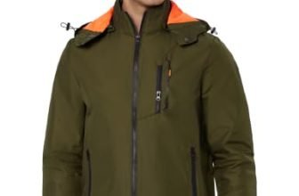 Qube By Fort Collins Men’s Regular Fit Lightweight Winter Jacket – Sporty, Stylish & Warm Outerwear for Cold Weather