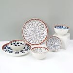 Amazon Brand – Solimo Ceramic Bowls and Plates Set, 6 Piece (4 Bowls + 2 Plates) | Microwave & Dishwasher Safe | for Snacks, Soup, Salad & Desserts | BPA & Lead-Free | Burnt Sienna