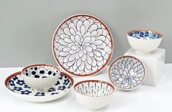 Amazon Brand – Solimo Ceramic Bowls and Plates Set, 6 Piece (4 Bowls + 2 Plates) | Microwave & Dishwasher Safe | for Snacks, Soup, Salad & Desserts | BPA & Lead-Free | Burnt Sienna