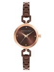 French Connection Gazellle Brown Round Analog Watch for Women – FCN00092A