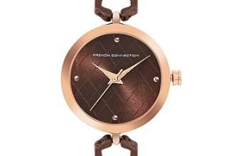 French Connection Gazellle Brown Round Analog Watch for Women – FCN00092A