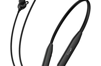 boAt Rockerz 200, 40H Battery, Signature Sound, ENx Tech, Dual Pairing, 60 ms Low Latency, IPX5, ASAP Charge, Magnetic Buds, Bluetooth Neckband, Wireless with Mic Earphones (Active Black)