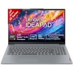 Lenovo IdeaPad Slim 3 AMD Ryzen 5 40 15.6″ (39.6cm) FHD Thin and Light Laptop (16GB RAM/512GB SSD/Backlit Keyboard/Windows 11/Microsoft 365 Basic + Office 2024/Grey/1.6Kg), 82XQ01HQIN