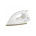 Bajaj DX-7 1000 Watts Dry Iron | Advance Soleplate And Anti-Bacterial German Coating Technology | Light Weight Iron | Thermal Safety Fuse | 360 Degree Swivel Cord | 2-Yrs Warranty 【White】