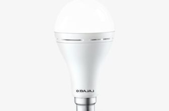 Bajaj LEDZ 12W Rechargeable Emergency Inverter LED Bulb | Cool Day Light | Upto 4 Hours Battery | B22D | 1 Year – Warranty (Pack of 1, White)