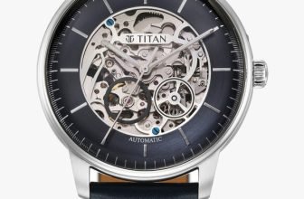 Titan Mechanical Automatic Titan Automatic Midnight Blue Dial Blue Leather Strap Analog Watch  – For Men