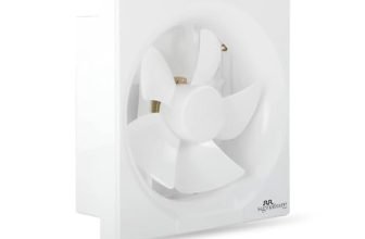 RR Signature Vento Deluxe 200 MM Exhaust Fan For Kitchen, Bathroom with Strong Air Suction, Rust Proof Body and Dust Protection Shutters (White), 3 Year Warranty