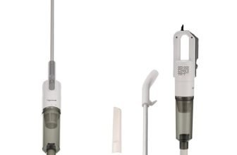 Lifelong 2-in-1 Handheld & Stick Vacuum Cleaner | 14KPA Suction | HEPA Filter | 3 Cleaning Heads for Dust Mite, Bed, Sofa, Floor | Click Lock Detachable Dust Cup | For Home Use Dry Vacuuming (LLVC922)