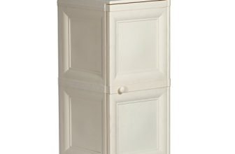 Cello Infiniti Mini 2 Storage Cabinet Plain (Cream )