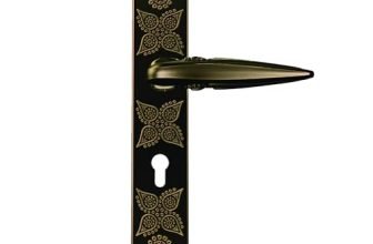 Godrej Mortise Lock | Handle Lock Set for Main & Bedroom Door| Arsa Udaan 350 mm Plate Handle | 240 mm Eco Lock Body | 60 mm Eco Pin Cylinder 1CK | Antique Brass| 5 Year Warranty