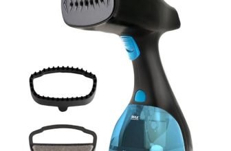 AGARO Signify Handheld Garment Steamer, Wrinkle Remover, Iron, Fast Heat, Ceramic Steam Nozzle, 1500W, 260 ML Water Tank, Detachable Fabric Brush