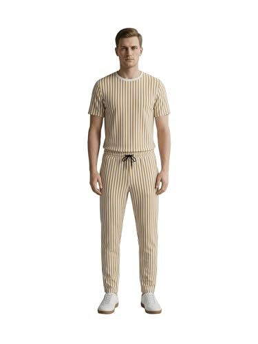 Dollar Men Co-Ord Set | Polyester Trackpants + T-Shirt | Regular Fit, Quick Dry & Breathable | Gym, Casual & Sportswear | Pack of 1