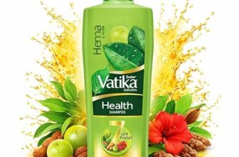 Dabur Vatika Health Shampoo – 340 ml | For Smooth, Shiny & Nourished Hair | Repairs Hair Damage, Controls Frizz | For All Hair Types | Goodness of Henna & Amla
