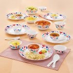 Larah by Borosil 27pc Opalware Dinner Set | for Family of 6 | Microwave & Dishwasher Safe | Bone-Ash Free | Crockery Set for Dining & Gifting | Plates & Bowls (Speckle)