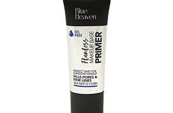 Blue Heaven Flawless Makeup Base Primer | Smooth & Long-Lasting Base | Pores & Fine Lines Minimizer Primer for Face makeup | Silk Matte Finish | Silicon Gel-Based Infused with Aloe Extracts | 16ml