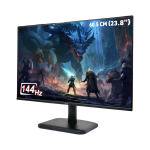 Acer EK-Series 60.45 cm (24 inch) Full HD LED Backlit IPS Panel with 250 Nits Brightness, HDMI & VGA Ports with HDMI Cable, Eye Care Gaming Monitor (EK240Y)(Frameless, AMD Free Sync, Response Time: 1 ms, 144 Hz Refresh Rate)
