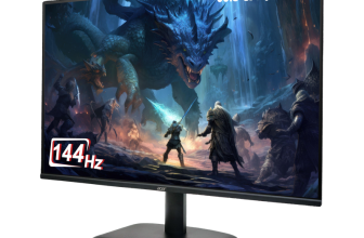 Acer EK-Series 60.45 cm (24 inch) Full HD LED Backlit IPS Panel with 250 Nits Brightness, HDMI & VGA Ports with HDMI Cable, Eye Care Gaming Monitor (EK240Y)(Frameless, AMD Free Sync, Response Time: 1 ms, 144 Hz Refresh Rate)