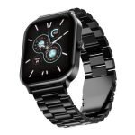 boAt Ultima Ember 2 Smartwatch, 1.96” AMOLED Display, Ultra Bright 1000 nits Brightness, AOD, Personalized Fitness Nudges, Functional Crown, 100+ Sports Mode smartwatch for Men & Women (Steel Black)