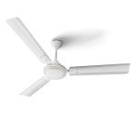 LONGWAY Nexa Delux 1200 mm High Speed (100% Copper) Ceiling Fan – 400 RPM – 3 Years Warranty (White, Pack Of 1)