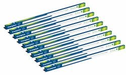 Crompton Laser Ray Smile 24W LED Batten |4 feet Slim Batten for Living Room & Bedroom | Energy Efficient Tubelight for Home | BIS Approved | Warm White (6500K) (Pack of 10)
