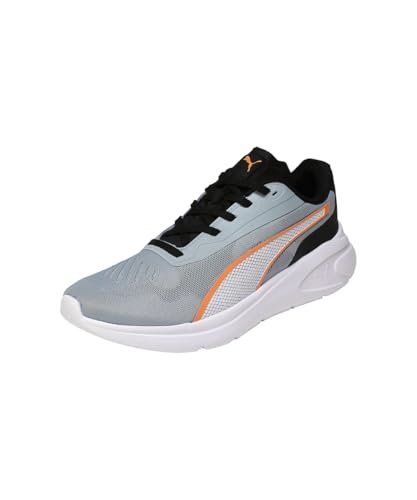Puma, Men, Puma Evoflex OptiFit, Cool Mid Gray-Black-Clementine, Running Shoe, 10UK, (31249703)