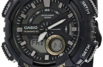 Casio Youth-Combination Analog-Digital Black Dial Men’s Watch – AEQ-110W-2AVDF (AD208)