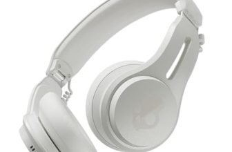 Skullcandy Icon ANC On-Ear Wireless Bluetooth Headphones – Active Noise Cancelling, 97.5dB 60Hr Battery + Rapid Charge, Mic, Stay-Aware Mode, iOS & Android – Bone