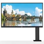 LG 27″(68.5 Cm) QHD Ergo IPS Monitor(2K) 2560 X 1440 Pixels, HDR 10, Srgb 99%, 5 Ways Adjustment – Height, Pivot, Swivel, Extend & Retract, USB-C with Power, LCD, Hdmix 2, Dp-27QN880, Black