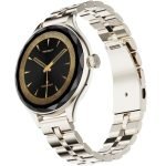 Fire-Boltt Phoenix Aura Women Smart Watch with 1.26” Diamond-Cut HD Display, Rotating Crown, Wireless Charging, Bluetooth Calling, Voice Assistant, 120+ Sports Modes – Silk Champagne