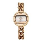 Fastrack Vyb Spotlight with Quartz Analog Silver Dial Rose Gold Brass Strap Watch for Women – FV60146WM01W