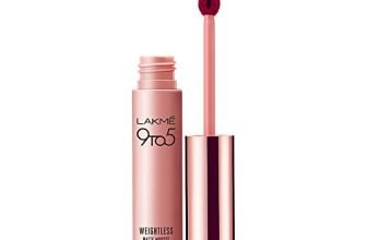 LAKMÉ Double Duty Lip & Cheek Mousse Matte Lipstick & Soft Blush, Lightweight, Long Lasting, Dewy Look , Rosy Plum,9g