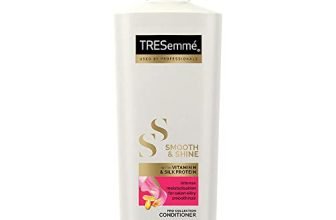 TRESemmé Smooth & Shine Conditioner 335ml | With Biotin & Argan Oil for Silky, Smooth Hair | Paraben Free Conditioner for Dry & Damaged Hair