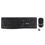 Amazon Basics Wireless Keyboard and Mouse Combo | 2.4GHz Wireless | Full-Size 104-Key Keyboard with ₹ Key | Low-Noise Typing | Compact Ergonomic Mouse | USB Receiver | Windows XP 7 8 10 11