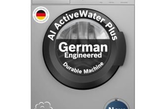Bosch 8 kg 5 Star Front Load Fully-Automatic Washing Machine, Steam Hygiene, AI ActiveWater, 15 Wash Programs, No Tangle or Wrinkle, SoftCare Paddle, Shiny Silver, WAJ2826BIN