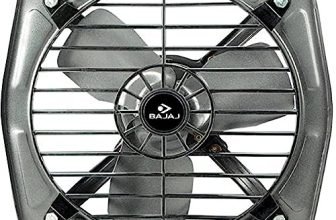 Bajaj Bahar 150 MM Exhaust Fan | Strong Metal Body | High Air Delivery | Low Energy Consumption | Comes With Bird Guard | Easy To Mount | 2 Yrs Warranty 【Metallic Grey】