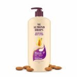 Bajaj Almond Drops Nourishing Body Lotion With Almond Butter | 72 Hr Moisture Retention | Enhances Skin Glow | Improves Skin Barrier | For All Skin Types | 600 ML