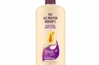 Bajaj Almond Drops Nourishing Body Lotion With Almond Butter | 72 Hr Moisture Retention | Enhances Skin Glow | Improves Skin Barrier | For All Skin Types | 600 ML