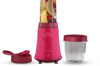 HAVELLS Nutri Power 350 W Mixer Blender(Nutri Power Blender | 2 Jars | Pink)