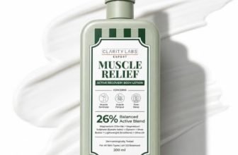 Muscle Relief Magnesium Body Lotion | Sleep & Muscle | 26% Balanced Active Blend | Sleep Support & Relaxation | Post Workout & Recovery | 10% Magnesium Chloride, Magnesium Sulfate (Epsom), Shea Butter, Olive Oil & Vitamin E | 200ml | Clarity Labs