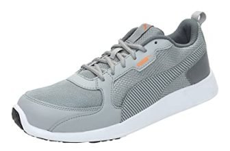 PUMA | Fire Run Men’s Sneakers | Quarry-Vibrant Orange | 10UK