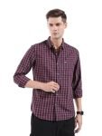 The Indian Garage Co Checks Casual Shirts Slim Fit Navy Blue X-Large