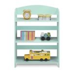 USA Kids Bookshelf Wooden Front Facing Book Display 3 Shelf Organizer