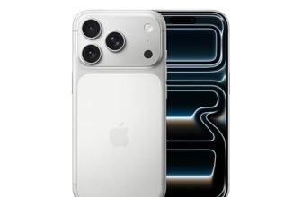Apple iPhone 17 Pro 256 GB: 15.93 cm (6.3″) Display with Promotion up to 120Hz, A19 Pro Chip, Breakthrough Battery Life, Pro Fusion Camera System with Center Stage Front Camera; Silver