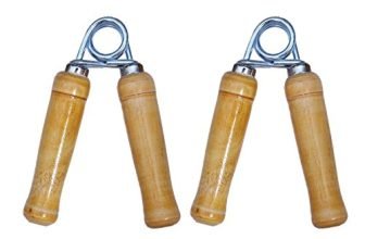 Body Maxx Wooden Power Hand Gripper 2 Pc