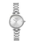 French Connection Silver Sunray Dial, Analog Watch for Women – FCN0166SM